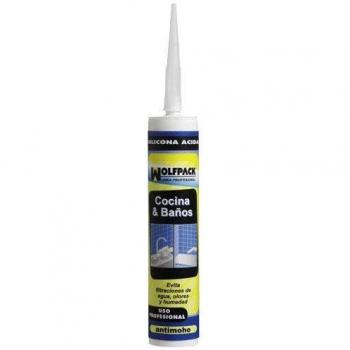 Silicona Acida Cocina/baño Blanca 280 ml.