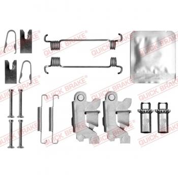 Juego de accesorios y regulador para freno de tambor QUICK BRAKE 105-0875S, incluye zapatas de freno de estacionamiento