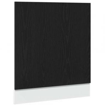 Panel para lavavajillas Lyon Madera Roble Negro 60x1,5x67 cm