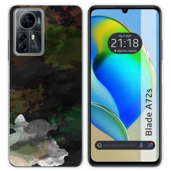 Funda de Silicona Acuarela 12 Dibujos para Zte Blade A72s