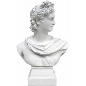 Figura Decorativa DKD Home Decor Apolo Blanco Neoclásico 13,7 x 7,5 x 19,5 cm