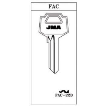 Llave JMA Acero FAC-22D (Caja de 50 unidades)