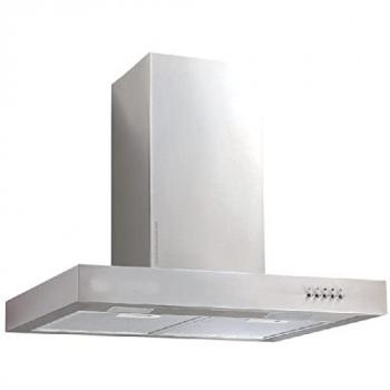 Campana decorativa INOX Orbegozo, Clase energética B, 2 filtros de Aluminio, Motor 190 W, Dimensiones: 70x50x58-116 cm
