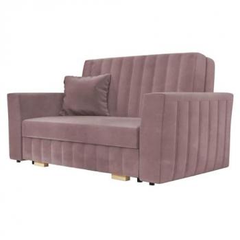 Sofá-cama Columbus 136 con canapé y caja de ropa de cama, 145x85x98cm, muebles ya montados