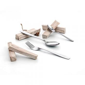 Set de Cucharas Quid Hotel Metal Acero Inoxidable 19,5 cm 12 Unidades