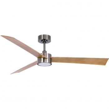Faro lámpara ventilador de techo Clima IV níquel/teka silencioso