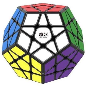 QI YI CUBE Rompecabezas 3D megaminx Qiheng dodecaedro. Color Negro'