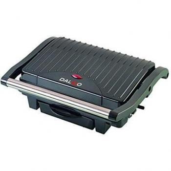 Dalkyo MB-34 Plancha grill y sandwichera panini press, 1000 W, Otro, Negro