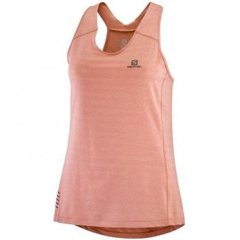 Camiseta de Tirantes Mujer Salomon XA Tank Brick Dust Rosa