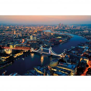 GREAT ART London al Atardecer Decorativo para Pared – Pared de Metropole Diseño XXL Póster