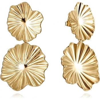 Pendientes Viceroy Chic de acero con Ip dorado y circonitas