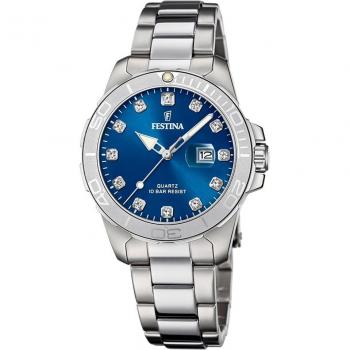 Reloj Festina Boyfriend F20503/6 Mujer con Correa de Acero Inoxidable Azul