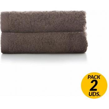 Pack de 2 toallas de lavabo Luxury Boheme algodón 600 gr 50x100 cm