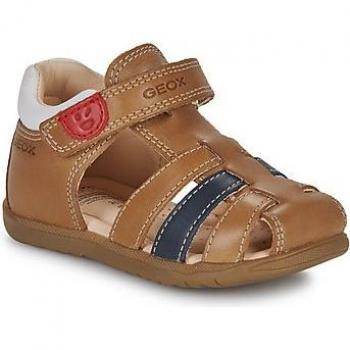 Geox B Sandal Macchia Bébé Primeros Pasos para Niños en color Marrón (Caramel), Talla 21 EU