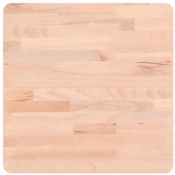 Tablero de mesa cuadrado de madera maciza de haya 40x40x2,5 cm