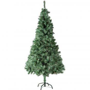 Tectake - Árbol de Navidad artificial de color verde con soporte metálico, muy voluminoso, ramas moldeables, larga durabilidad, acabado de alta calidad