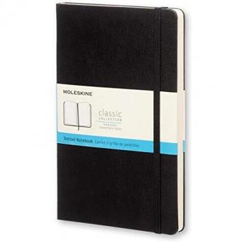 Cuaderno Moleskine Grande Dotted Tapa Dura Negro