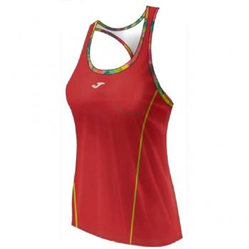 Joma Tropical - Camiseta para mujer, color rojo, talla L