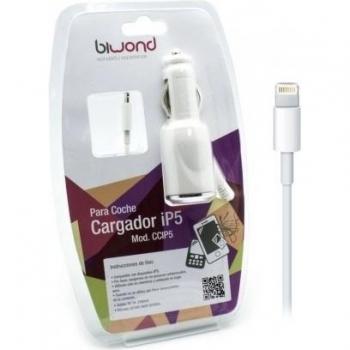 Cargador Coche Lightning iPhone/iPad Biwond