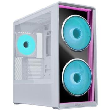 Gabinete Lian Li Lancool 217 Infinity Blanco ATX Midi Tower con Cristal Templado y RGB