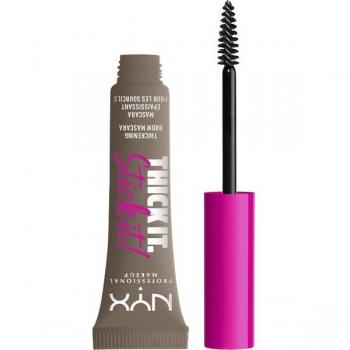 NYX Professional Makeup Thick It Stick It Brow Mascara - Shade 08 Black, 7 ml