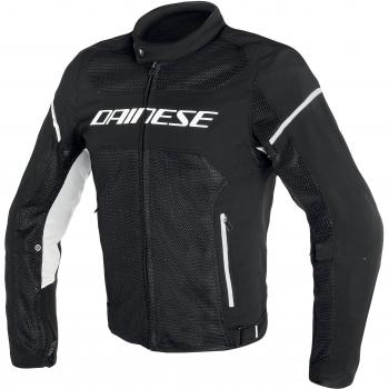 Dainese 1735196_948_52 Chaqueta para moto, Negro/Blanco, 52