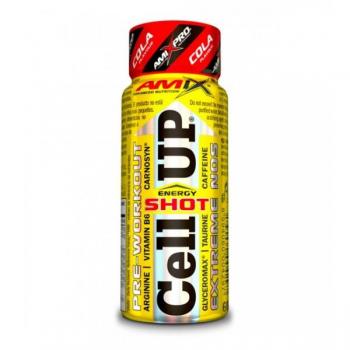 AmixPro CellUp Shot Cola 20x60ml - Bebida energética líquida en caja de 20 unidades, sabor cola