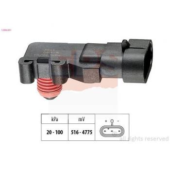 Sensor de presión de aire EPS 1.993.011 con adaptación a la altura y sensor de presión del colector de admisión