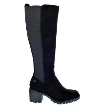 Botas Mustang MTNG 51992 con detalle de elástico lateral para mujer en color negro