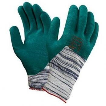 Ansell Actigrip VHP Tropique Guante protección contra cortes y mecánica, Verde, Tamaño 9