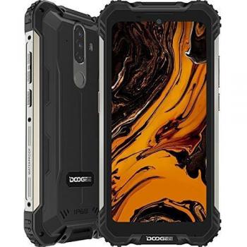 Smartphone, DOOGEE S58 Pro Android 10 Móvil Resistente 4G, Cámara Triples 16MP+Cámara Frontal 16MP, 6GB+64GB, Batería 5180mAh, 5.7 Pulgada IP68/IP69K Telefono Movil Antigolpes, NFC/GPS, Negro