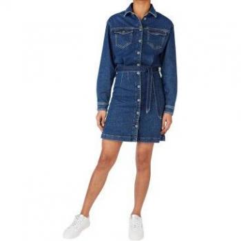 Vestido Selena Azul Pepe Jeans - Elegante y moderno vestido corto de denim azul para mujer