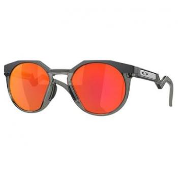 Gafas de Sol Oakley HSTN Matte Carbon con lentes Prizm Ruby, modelo OO 9242 924202, Kylian Mbappé Signature Series, color negro