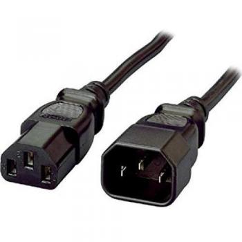 Kaltgeräteverl.-Kabel Equip IEC C14 -> IEC C13 St/Bu 1,80m bulk