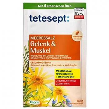 Sal de Baño Tetesept para Músculos y Articulaciones con Sal Marina 80g