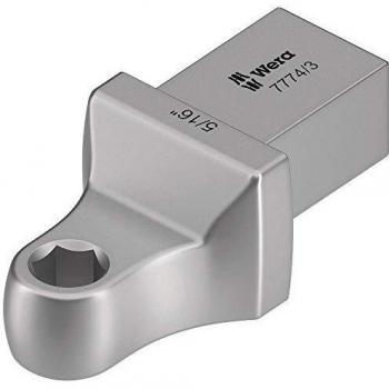 Wera 05078642001 Torque Wrench End Fitting, Plata