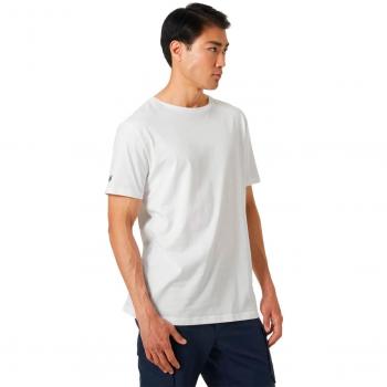 Camiseta de hombre Shoreline 2.0 Helly Hansen en color blanco con logo y manga corta