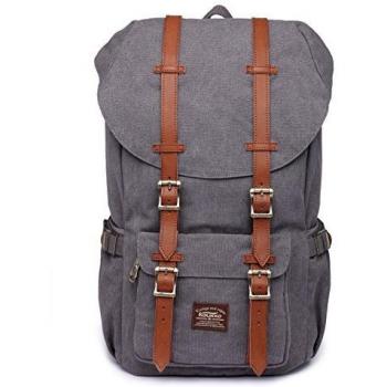 KAUKKO E5-grey Mochilas Tipo Casual Compartimento para 15 Portátil 22 Litros Gris