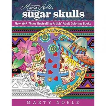 Marty Noble's Sugar Skulls Coloring for Everyone