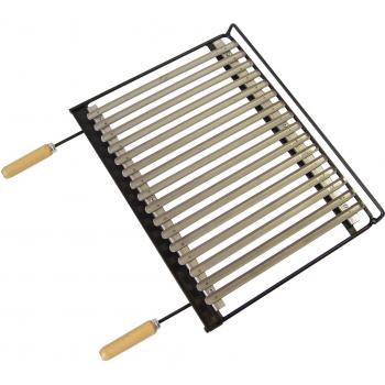 Imex El Zorro 71663 - Parrilla barbacoa inox, 58 x 40 cm, color negro