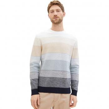 Jersey de hombre a rayas multicolor Tom Tailor