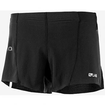SALOMON S/Lab Short 4'' Pantalón Corto, Hombre, Black