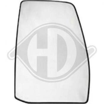 Cristal de espejo retrovisor exterior DIEDERICHS 1456028