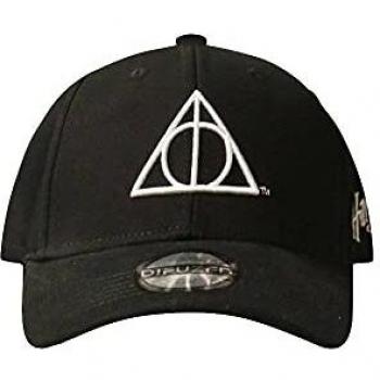 Difuzed Wizards Unite Deathly Hallows Gorra de béisbol, Negro, Talla única para Hombre