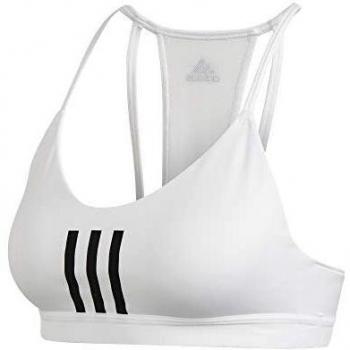 adidas Am 3S Mesh Bra Sports, Mujer, White/Black, M