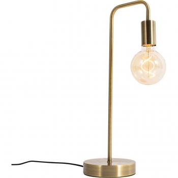 Lámpara de mesa moderna bronce fácil - Acero - Oblongo - Max. 1 x Watt