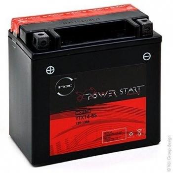 NX - Batería moto YTX14-BS 12V 12Ah