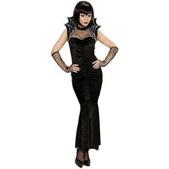 WIDMANN Adultos Traje Spider Ella, Vestido y Guantes sin Dedos