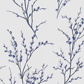 Laura Ashley Pussy Willow Patterned Wallpaper, FSC® Certified, Vibrant Print, 10 Meters Long