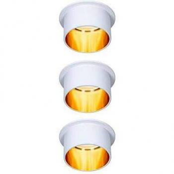 Downlight LED Gil 6W Blanco Mate/Oro IP44 Dimmable 3 Niveles (Set de 3)
